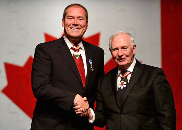 Mike Parkhill & the Right Honourable David Johnston, Governor General of Canada